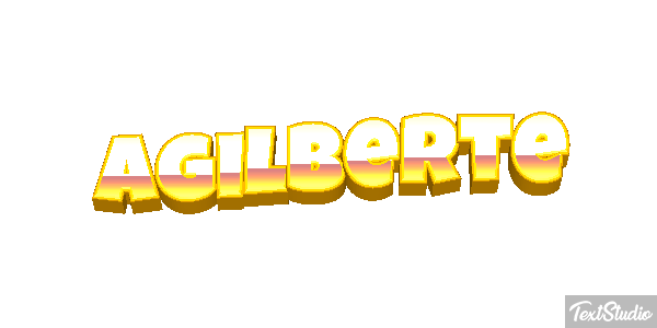 Agilberte Text effect