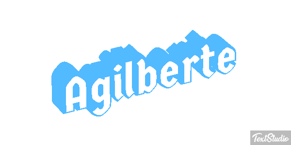 Agilberte Text effect