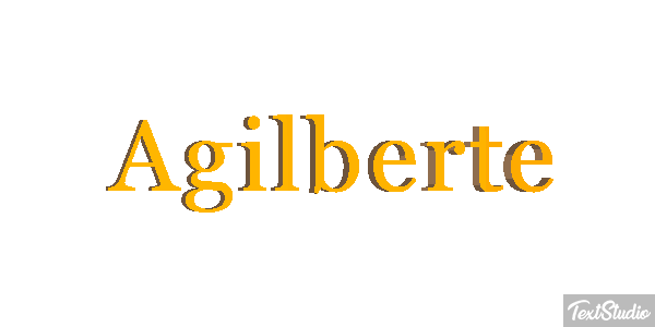 Agilberte Text effect