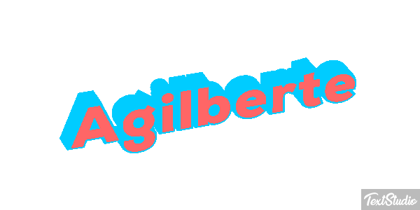 Agilberte Text effect