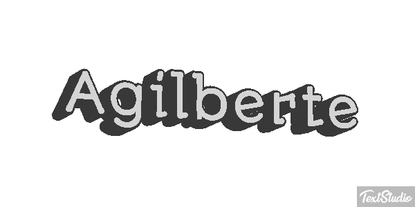 Agilberte Text effect