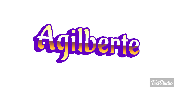 Agilberte Text effect