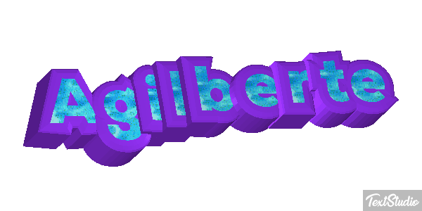 Agilberte Text effect
