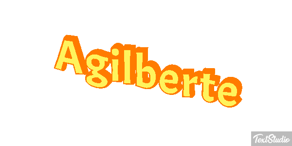 Agilberte Text effect