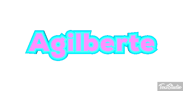 Agilberte Text effect