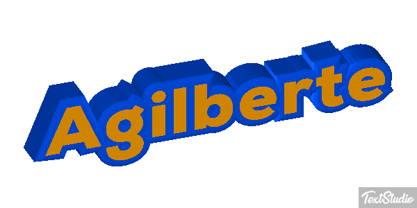 Agilberte Text effect
