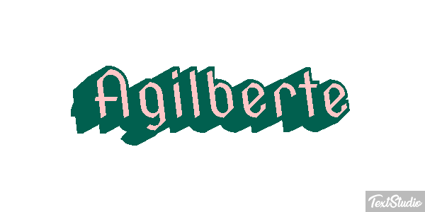 Agilberte Text effect