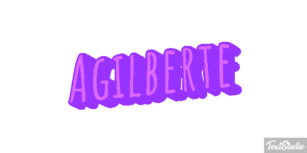 Agilberte Text effect