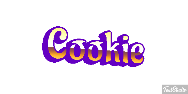 Cookie Efeito do texto
