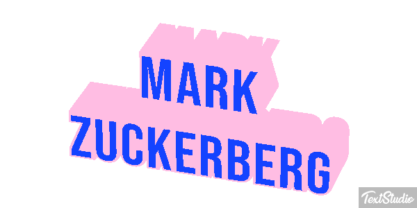 Mark Zuckerberg Efeito do texto