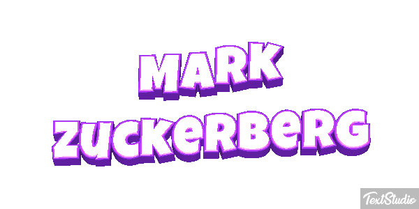 Mark Zuckerberg Efeito do texto