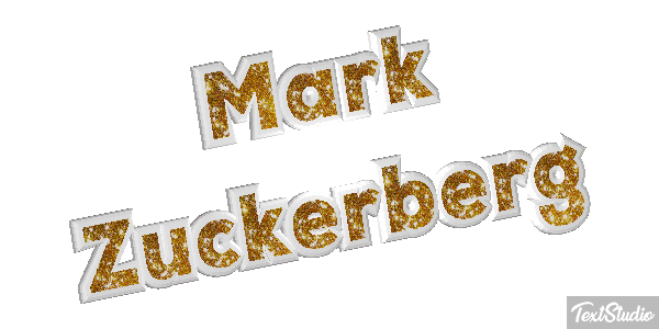 Mark Zuckerberg Efeito do texto