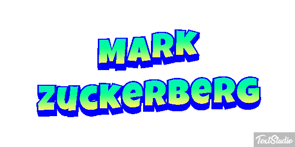 Mark Zuckerberg Efeito do texto