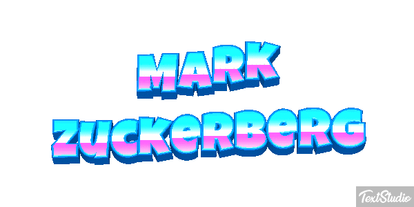 Mark Zuckerberg Efeito do texto