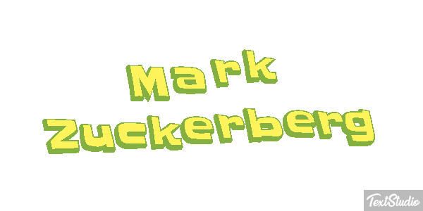 Mark Zuckerberg Efeito do texto