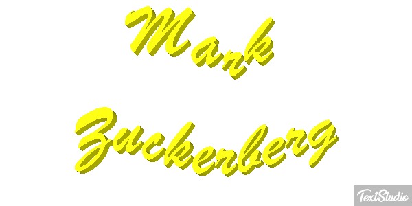 Mark Zuckerberg Efeito do texto