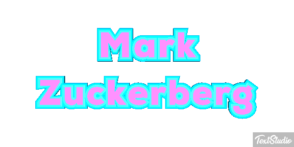 Mark Zuckerberg Efeito do texto