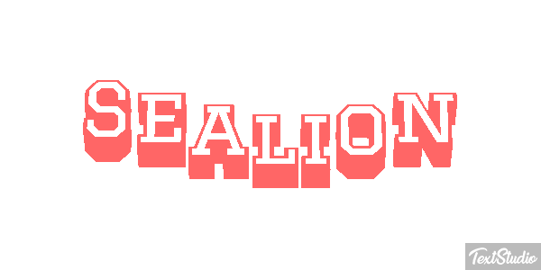 Sealion Text effect