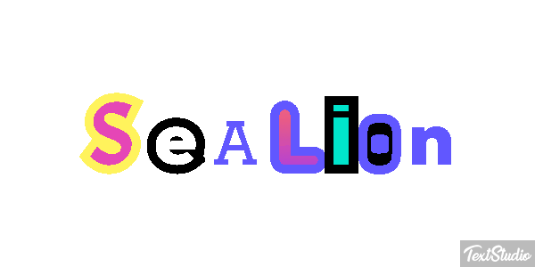 Sealion Text effect