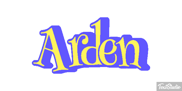 Arden Text effect