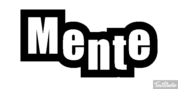 Mente Efeito do texto