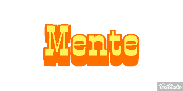 Mente Efeito do texto