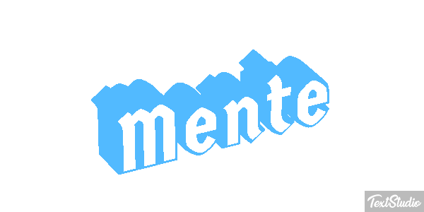 Mente Efeito do texto