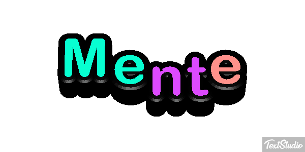 Mente Efeito do texto