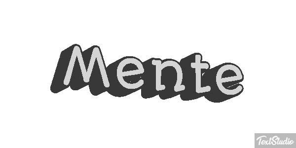 Mente Efeito do texto