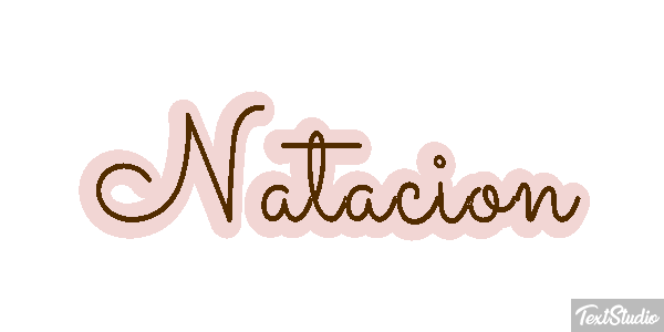 Natación Efecto de texto