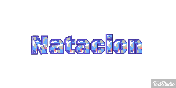 Natación Efecto de texto