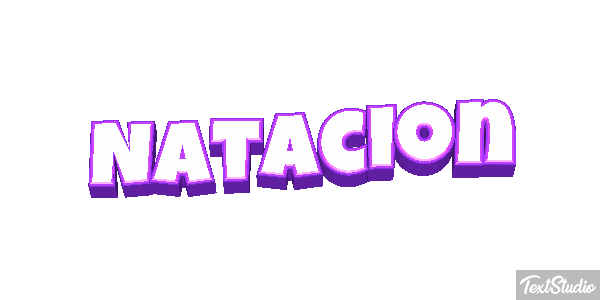 Natación Efecto de texto