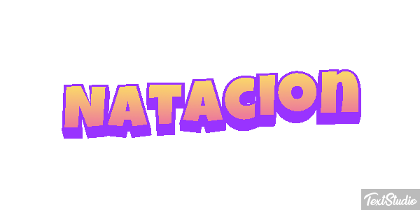 Natación Efecto de texto
