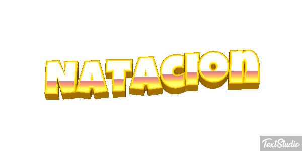Natación Efecto de texto