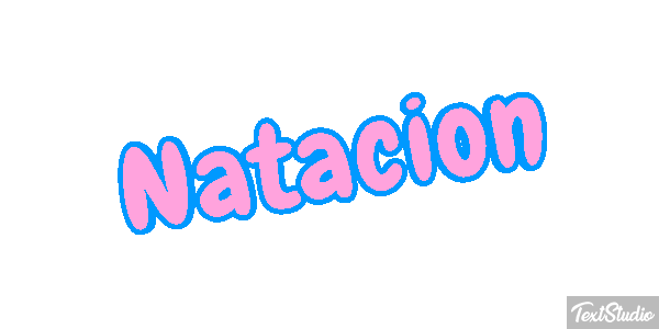 Natación Efecto de texto