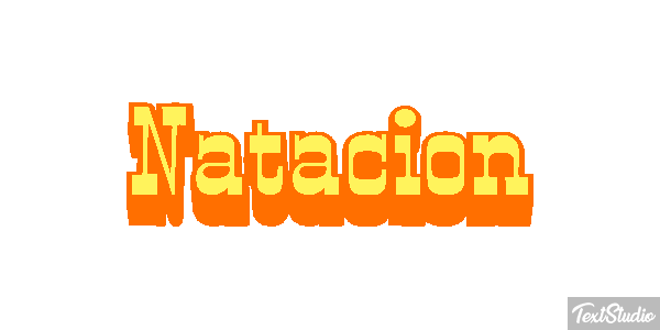 Natación Efecto de texto