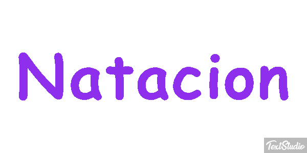 Natación Efecto de texto