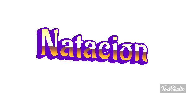 Natación Efecto de texto