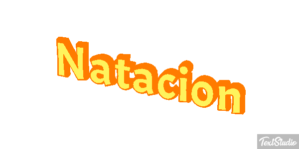 Natación Efecto de texto