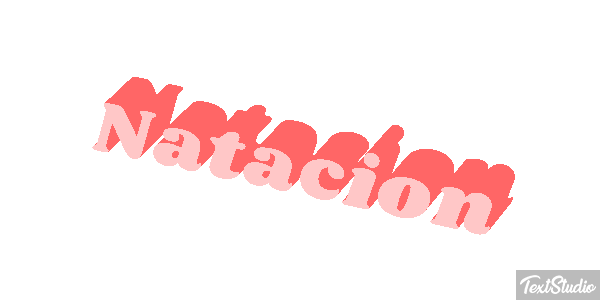 Natación Efecto de texto