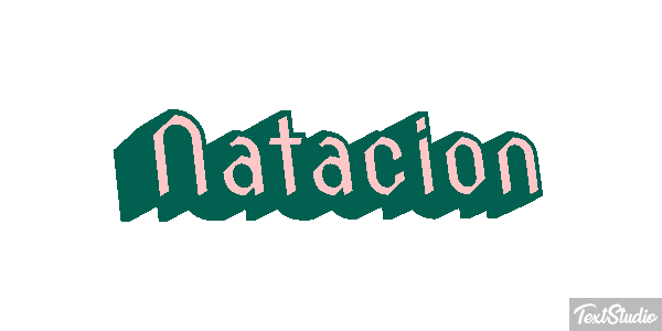 Natación Efecto de texto
