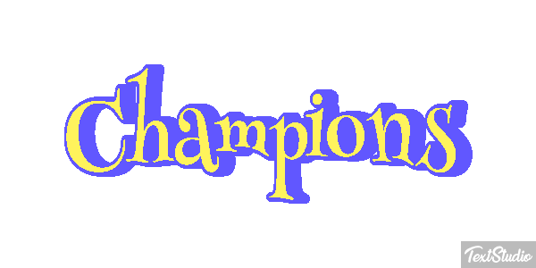 Champions Effet de texte