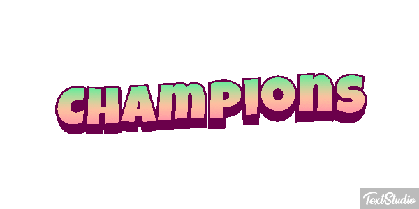 Champions Effet de texte