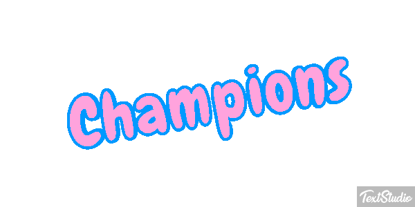 Champions Effet de texte