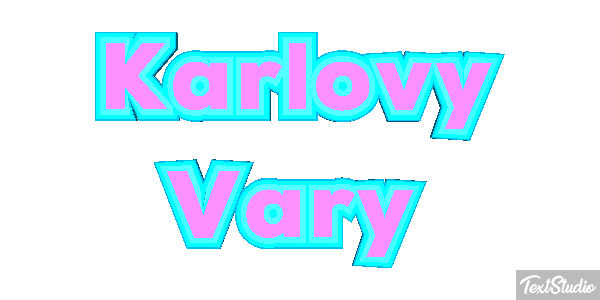 Karlovy Vary Effetto testo