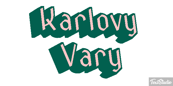 Karlovy Vary Effetto testo