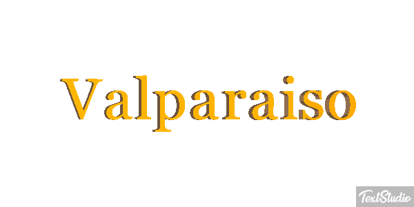 Valparaíso Efecto de texto