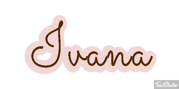 Ivana Efecto de texto
