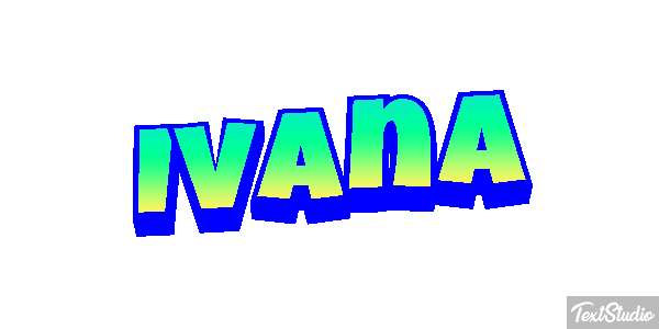 Ivana Efecto de texto