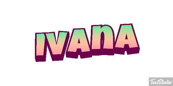 Ivana Efecto de texto